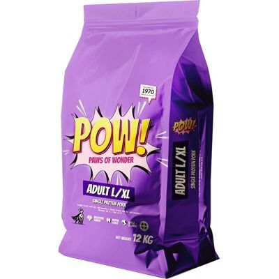 Pow! Dog Adult Large/x-Large Pork 12 kg Pow! Dog Adult Large/x-Large Pork 12 kg