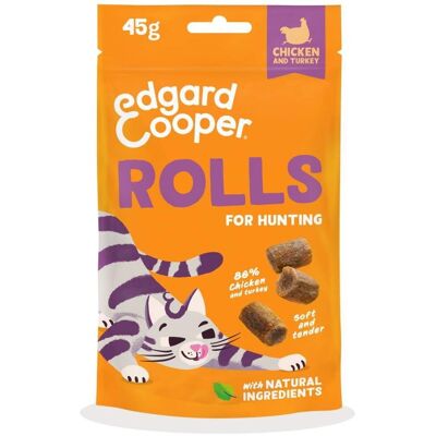 Edgard & Cooper™ Edgard&cooper; Rolls Mjukt Kattgodis Kyckling & Kalkon 45 G Edgard & Cooper™ Edgard&cooper; Rolls Mjukt Kattgodis Kyckling & Kalkon 45 G