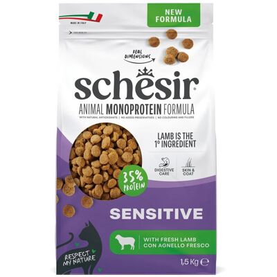 Schesir Cat Adult Animal Monoprotein Formula Sensitive Lamb Torrfoder Till Katt 1,5 Kg Schesir Cat Adult Animal Monoprotein Formula Sensitive Lamb Torrfoder Till Katt 1,5 Kg