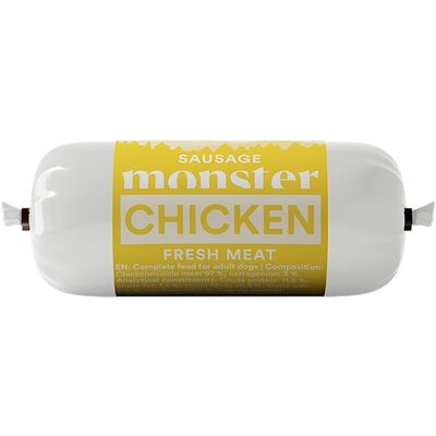 Monster Pet Food Monster Dog Sausage Chicken 80g Monster Pet Food Monster Dog Sausage Chicken 80g