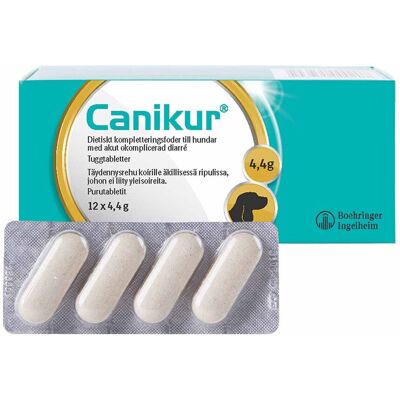 Canikur 12 x 4,4 g - Kosttillskott för hundar med diarré Canikur 12 x 4,4 g - Kosttillskott för hundar med diarré