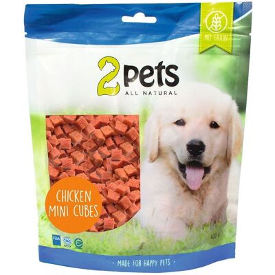 2pets Minicubes Hundgodis Med Kyckling 400 G 2pets Minicubes Hundgodis Med Kyckling 400 G