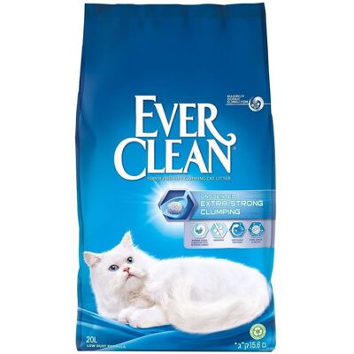 Ever Clean Extra Strong Unscented Kattsand 20 l Ever Clean Extra Strong Unscented Kattsand 20 l