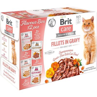 Brit Care Cat Adult Bitar I Sås Multipack 12x85 G Brit Care Cat Adult Bitar I Sås Multipack 12x85 G