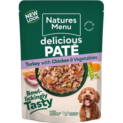 Natures Menu Nm Pouches - Kalkon & Kyckling 300g - Hundmat Natures Menu Nm Pouches - Kalkon & Kyckling 300g - Hundmat