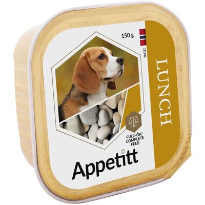 Appetitt Dog Lunch Våtfoder Till Hund 150 G Appetitt Dog Lunch Våtfoder Till Hund 150 G