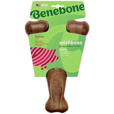 Benebone Wishbone Hundben I Nylon Med Baconsmak XL Benebone Wishbone Hundben I Nylon Med Baconsmak XL