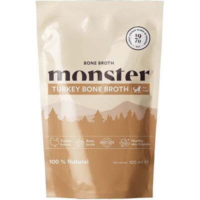 Monster Pet Food Monster Bone Broth Turkey 100ml Monster Pet Food Monster Bone Broth Turkey 100ml