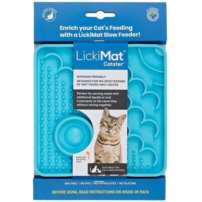 LickiMat - Catser - Langsamt matning matta - Inbyggd skål LickiMat - Catser - Langsamt matning matta - Inbyggd skål