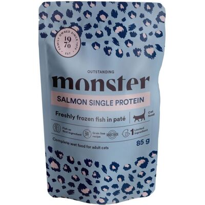 Monster Pet Food Monster Cat Adult Salmon 85 G Monster Pet Food Monster Cat Adult Salmon 85 G
