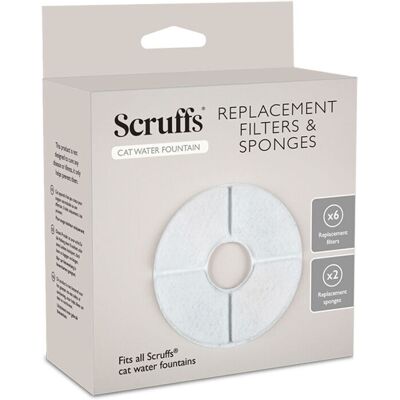 Scruffs Filter Till Vattenfontän 6-Pack Scruffs Filter Till Vattenfontän 6-Pack