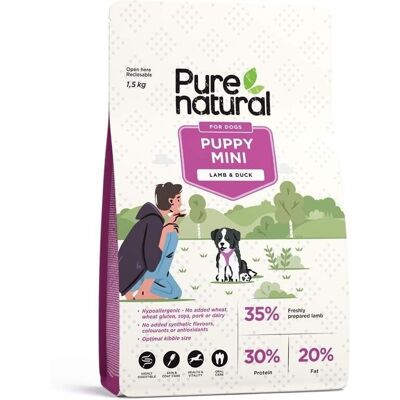 Purenatural Puppy Mini 1,5 Kg Torrfoder Till Valp 1,5kg Purenatural Puppy Mini 1,5 Kg Torrfoder Till Valp 1,5kg