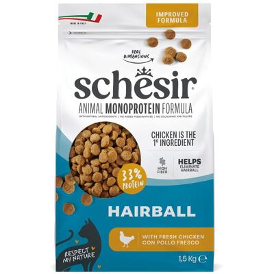 Schesir Cat Adult Animal Monoprotein Formula Hairball Chicken Torrfoder Till Katt 1,5 Kg Schesir Cat Adult Animal Monoprotein Formula Hairball Chicken Torrfoder Till Katt 1,5 Kg