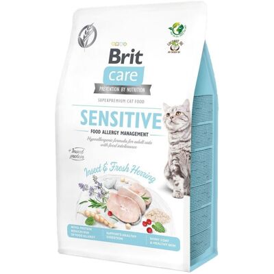 Brit Care Katt Kornfri Känslig Insekt & Färsk Sill - Kattsmat Brit Care Katt Kornfri Känslig Insekt & Färsk Sill - Kattsmat