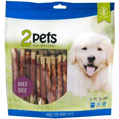 2pets Munchy Tuggpinne Med Anka 12 Cm 30-Pack 2pets Munchy Tuggpinne Med Anka 12 Cm 30-Pack