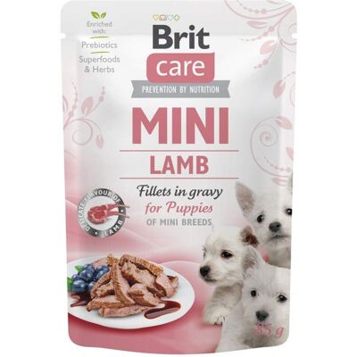 Brit Care Mini Agnello i Salsa - 85 g - Våtfoder för valpar Brit Care Mini Agnello i Salsa - 85 g - Våtfoder för valpar