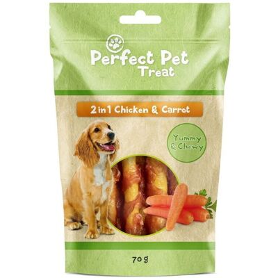 Perfect Pet 2-In-1 Chicken & Carrot 70 G Perfect Pet 2-In-1 Chicken & Carrot 70 G