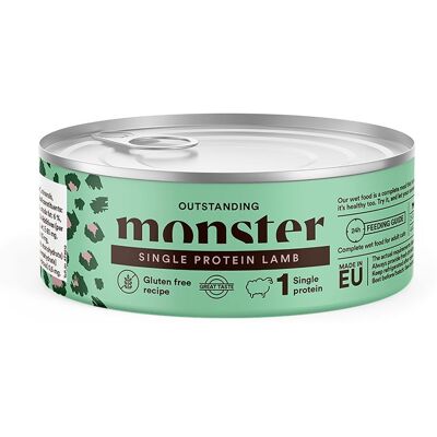Monster Pet Food Monster Cat Adult Single Protein Lamb 100 G Monster Pet Food Monster Cat Adult Single Protein Lamb 100 G