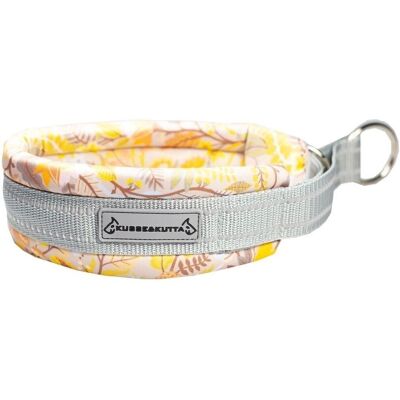 Kusse & Kutta Hundhalsband Bred Modell Rosa/gul 6 Kusse & Kutta Hundhalsband Bred Modell Rosa/gul 6