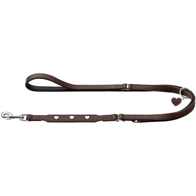 Hunter Love Justerbart Hundkoppel Brun 13mm x 200cm Hunter Love Justerbart Hundkoppel Brun 13mm x 200cm