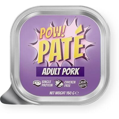 Pow! Dog Adult Pork Paté 150 G Pow! Dog Adult Pork Paté 150 G