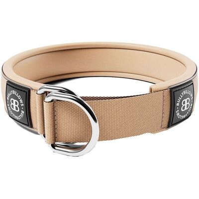 Bullybillows Hundhalsband Halvstryp Reflekterande Beige 5 Cm S Bullybillows Hundhalsband Halvstryp Reflekterande Beige 5 Cm S