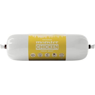 Monster Pet Food Monster Dog Sausage Chicken 400g Monster Pet Food Monster Dog Sausage Chicken 400g