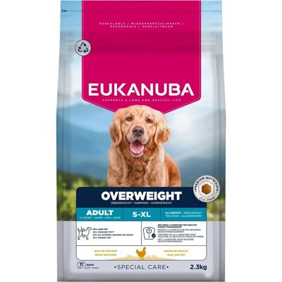 Eukanuba Dog Special Care Adult Overweight All Breeds Torrfoder Till Hund 2,3 kg Eukanuba Dog Special Care Adult Overweight All Breeds Torrfoder Till Hund 2,3 kg
