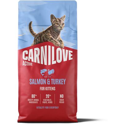 Carnilove Kitten Active Salmon & Turkey Torrfoder Till Kattunge 6 kg Carnilove Kitten Active Salmon & Turkey Torrfoder Till Kattunge 6 kg