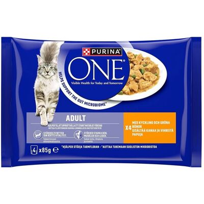Purina - One Mini Fillets - Kyckling - Gröna bönor - Kattsmat Purina - One Mini Fillets - Kyckling - Gröna bönor - Kattsmat