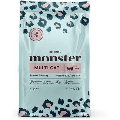 Monster Pet Food Monster Cat Adult Multicat Salmon & Poultry 2 kg Monster Pet Food Monster Cat Adult Multicat Salmon & Poultry 2 kg