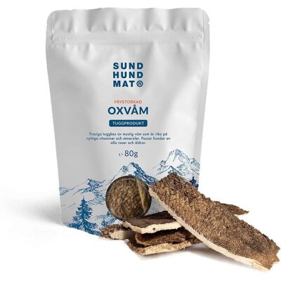 Sund Hundmat Frystorkad Oxvåm 80g Sund Hundmat Frystorkad Oxvåm 80g