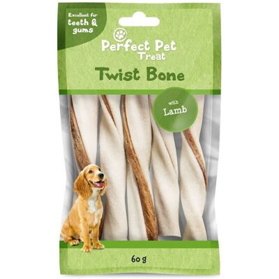 Perfect Pet Twist Tuggben Lamb 11,5 Cm 5-Pack Perfect Pet Twist Tuggben Lamb 11,5 Cm 5-Pack