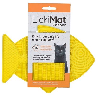 Lickimat Casper Slickmatta Till Katt Gul Lickimat Casper Slickmatta Till Katt Gul