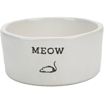 Beeztees Beezteez Meow Kattskål 330 Ml Beeztees Beezteez Meow Kattskål 330 Ml