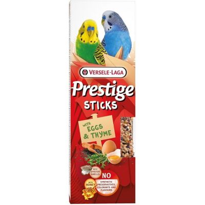 Versele Laga - Prestige Sticks - Ägg & Timjan - Finkar & Papegojor - Fågel-snack Versele Laga - Prestige Sticks - Ägg & Timjan - Finkar & Papegojor - Fågel-snack