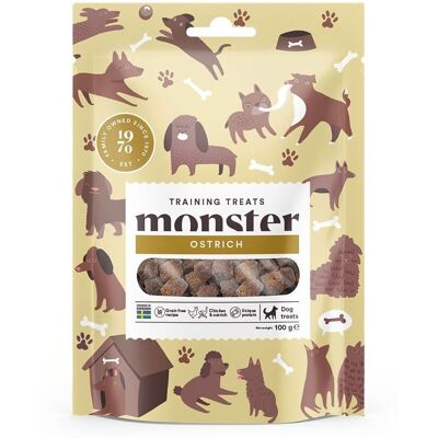 Monster Pet Food Monster Dog Training Treats Ostrich 100 G Monster Pet Food Monster Dog Training Treats Ostrich 100 G