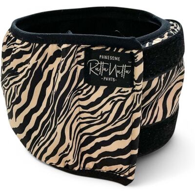 Ruttunuttu Zebra Skvättskydd För Hane Svart/vit S Ruttunuttu Zebra Skvättskydd För Hane Svart/vit S
