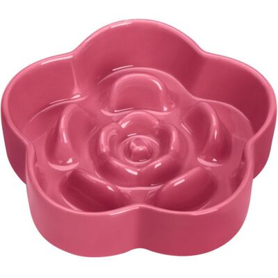 Little&bigger; Xoxo Slow Feeder Matskål I Keramik Rosa Ros Little&bigger; Xoxo Slow Feeder Matskål I Keramik Rosa Ros