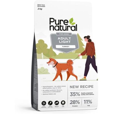 Purenatural Dog Adult Light Turkey 2 kg Purenatural Dog Adult Light Turkey 2 kg