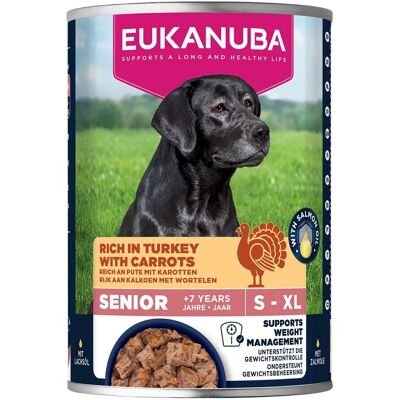 Eukanuba Dog Wet Senior Turkey With Carrots Våtfoder Till Hund 400 G Eukanuba Dog Wet Senior Turkey With Carrots Våtfoder Till Hund 400 G