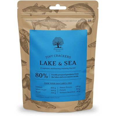 Essential Foods Lake & Sea Tiny Crackers Hundgodis 100 G Essential Foods Lake & Sea Tiny Crackers Hundgodis 100 G