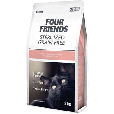 Four Friends - Cat Sterilized Grain Free - 2 kg Four Friends - Cat Sterilized Grain Free - 2 kg