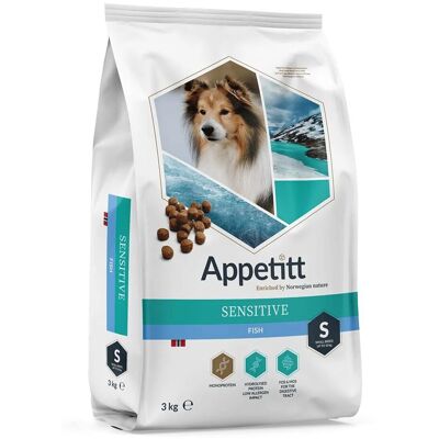 Appetitt Dog Sensitive Small Fish Torrfoder Till Hund Appetitt Dog Sensitive Small Fish Torrfoder Till Hund