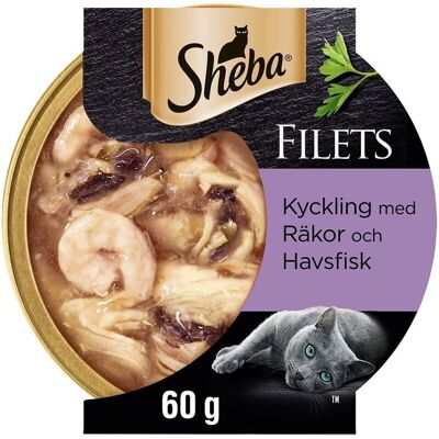 Sheba - Filet - Kyckling - Räkor - Kattemat Sheba - Filet - Kyckling - Räkor - Kattemat