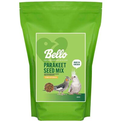 Bello Parakeet Seed Mix Fågelmat Till Små Parakiter 4kg Bello Parakeet Seed Mix Fågelmat Till Små Parakiter 4kg