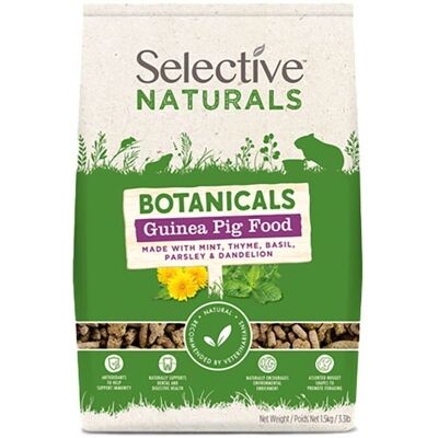 Selective Naturals - Botanicals Guinea Pig Food - 1.5kg - Pet Food Selective Naturals - Botanicals Guinea Pig Food - 1.5kg - Pet Food