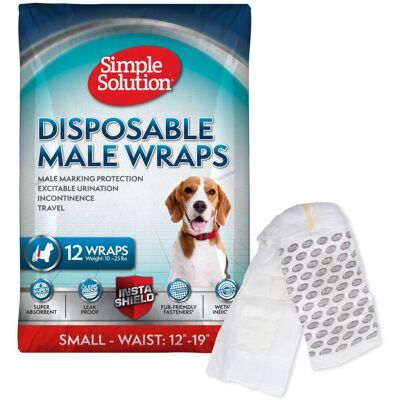 Simple Solution Disposable Skvättskydd 12-Pack S Simple Solution Disposable Skvättskydd 12-Pack S