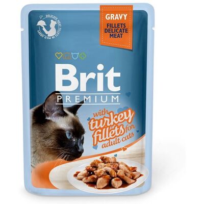 Brit Premium by Nature - Filéer av kalkon - Kattsäck Brit Premium by Nature - Filéer av kalkon - Kattsäck