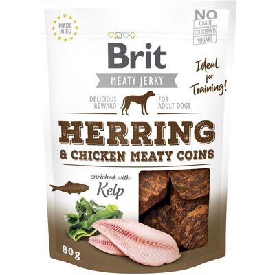 Brit Care Meaty Jerky Coins Herring 80 G Brit Care Meaty Jerky Coins Herring 80 G